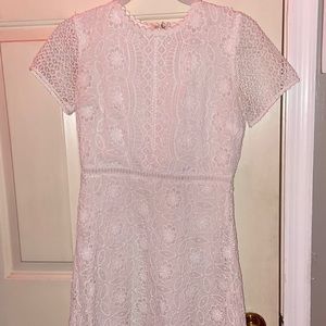 White lace dress
